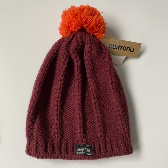 Burton Accessories - Burton NEW Answer Beanie Hat Sangria